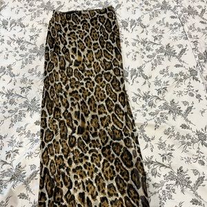 FashionNova leopard  Print Skirt